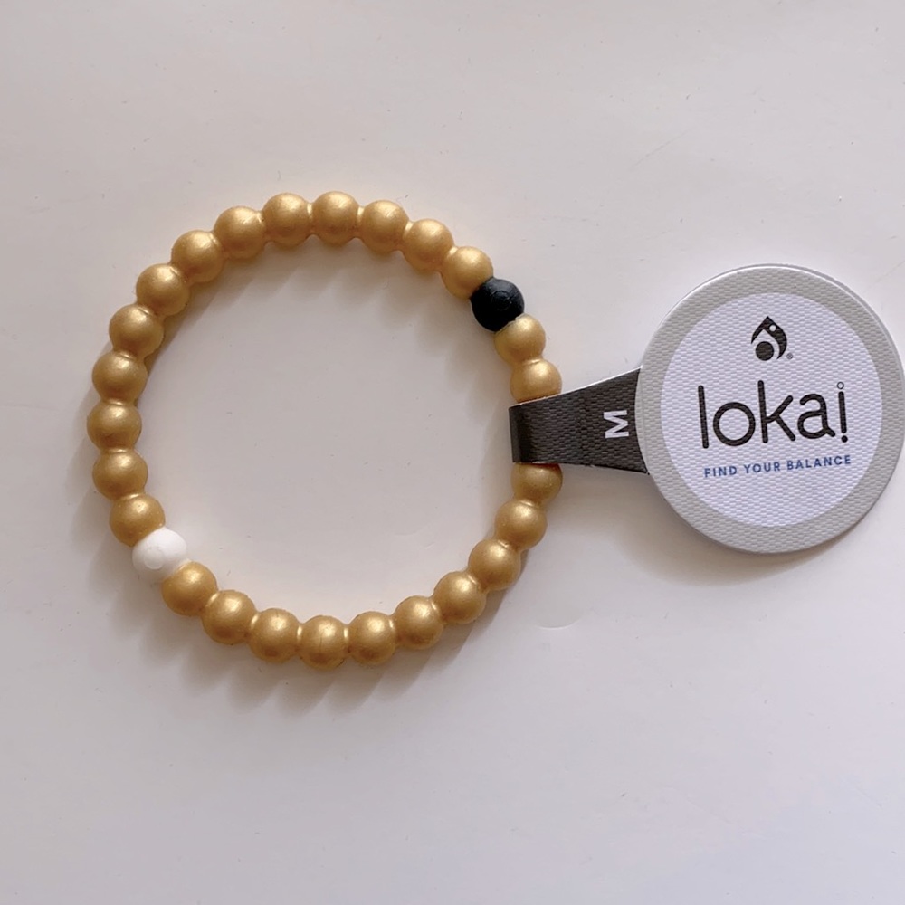 Lokai Bracelet Gold Choose Your Cause M